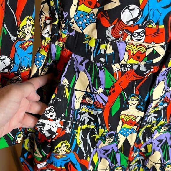 Dolls Kill x DC Living Legends Boiler Suit Dc Comic Jumpsuit Size Small - Picture 5 of 8